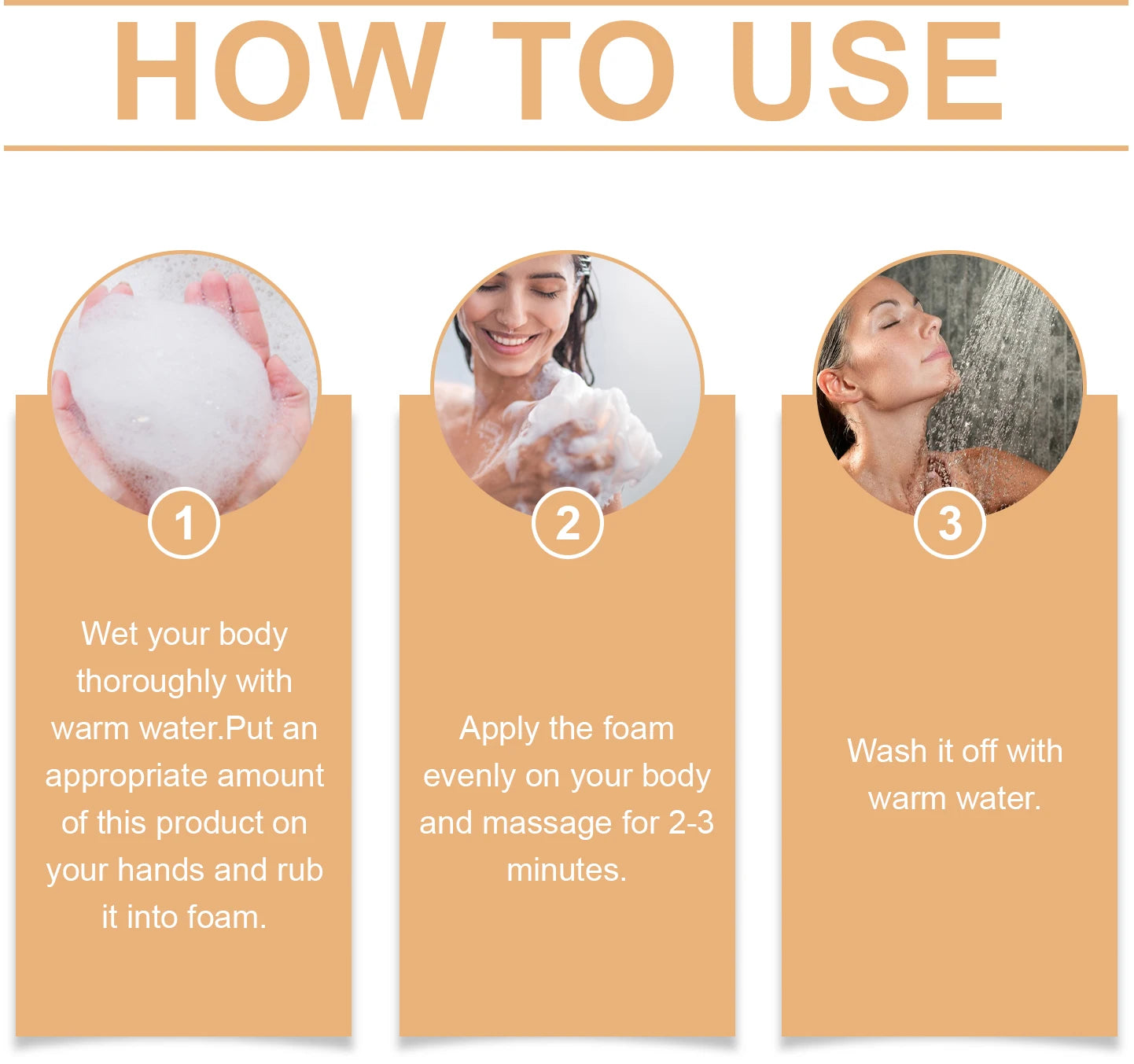 Persimmon Exfoliating Body Wash for Natural Odor Removal and Oil Control - 12