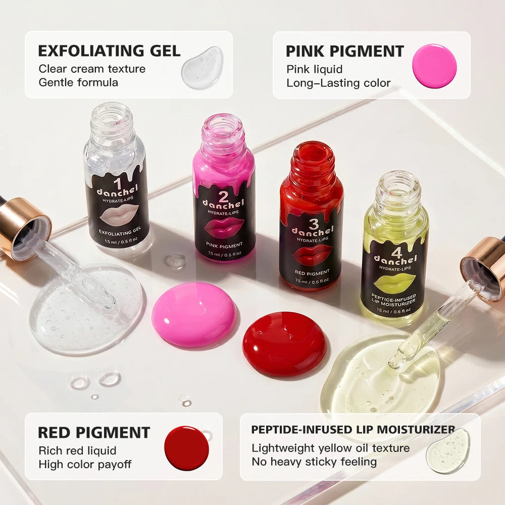 4-Step Complete Lip Care and Hydration Treatment Set - 15