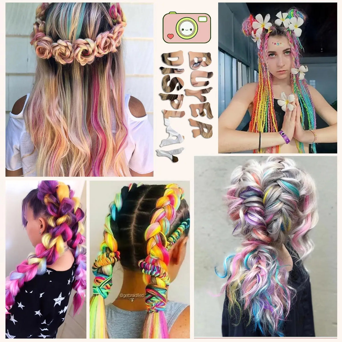 24-Inch Jumbo Braiding Hair Extensions for Vibrant Hairstyles