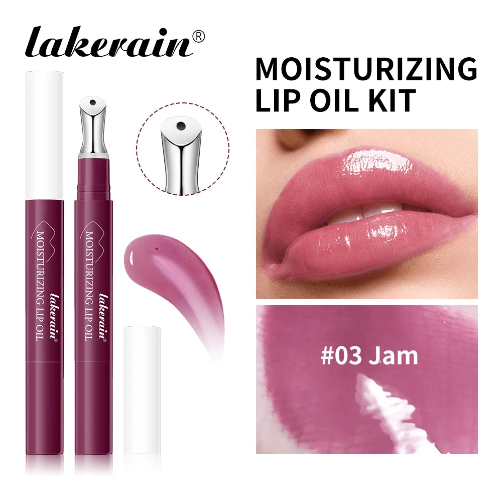 Moisturizing Lip Oil Serum for Hydrated Smooth and Plump Lips