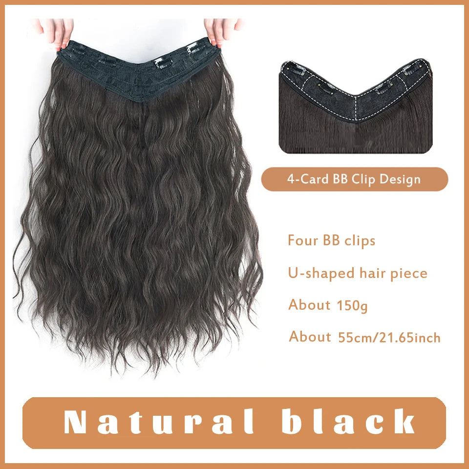 Wavy Clip-In Hair Extensions for Voluminous Styles