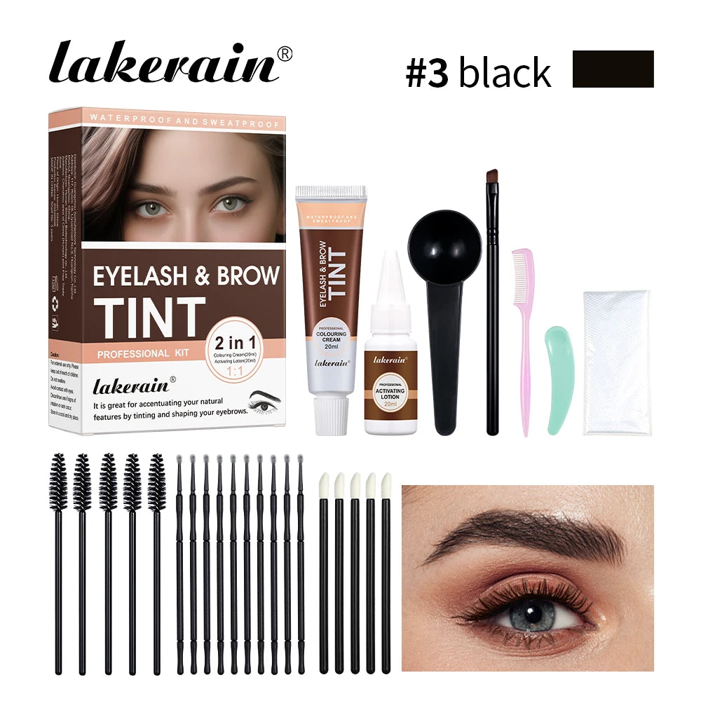 Professional Eyelash and Eyebrow Tinting Kit for Long Lasting Color - 22