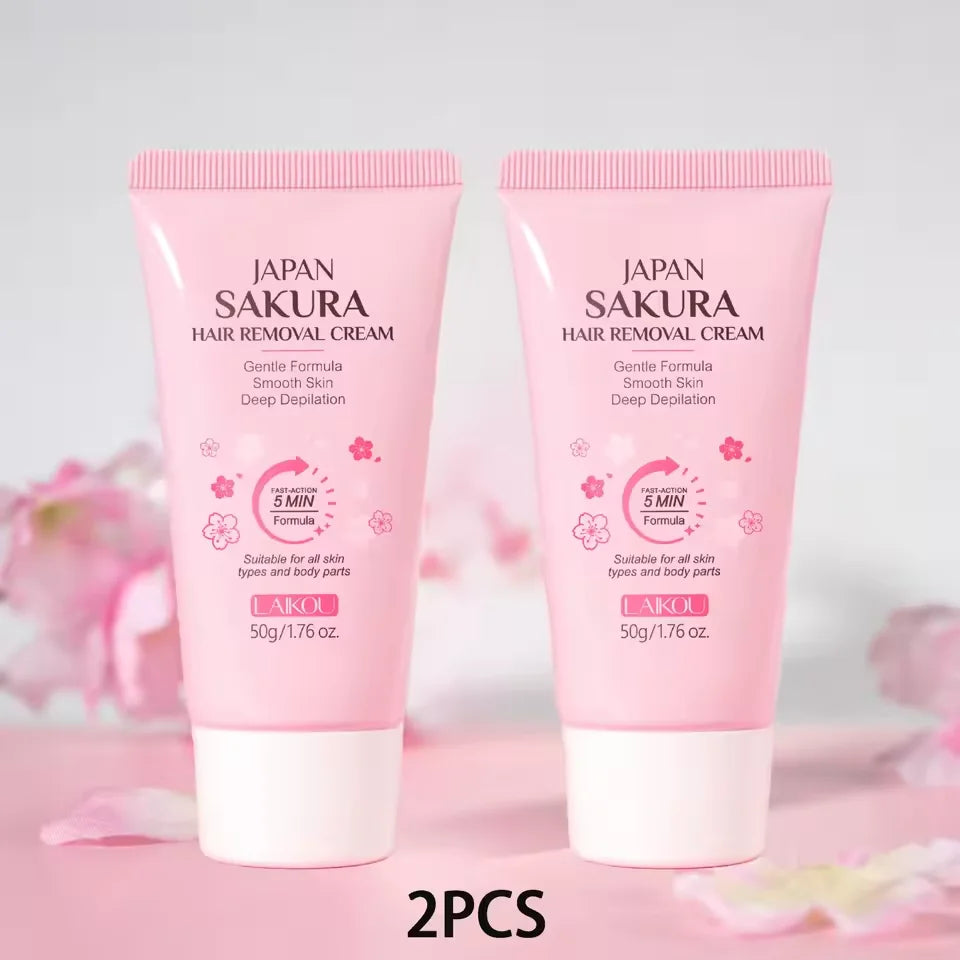 Painless Gentle Hair Removal Cream for Face and Body - 24