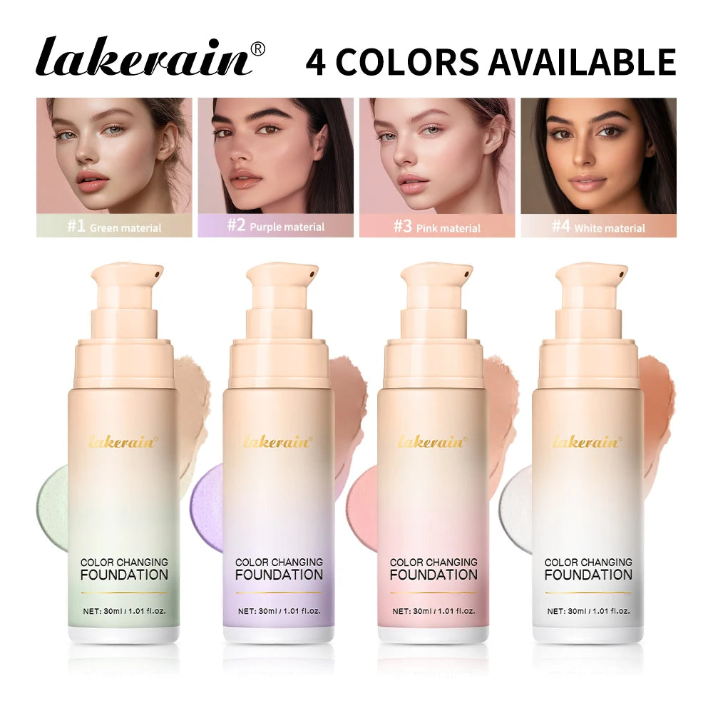 Color Changing Liquid Foundation for Natural Even Skin Tone - 1