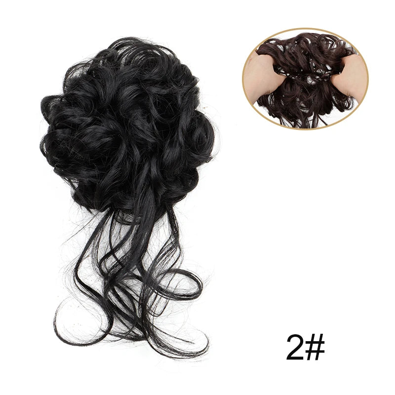 Messy Bun Hairpiece Scrunchie for Easy Elegant Hairstyles