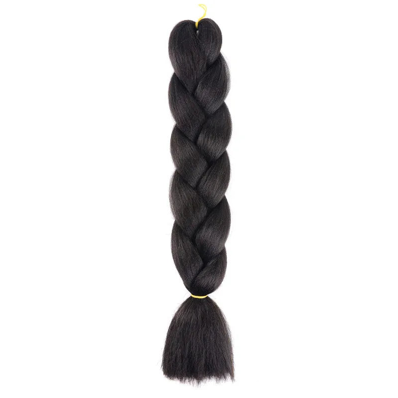 24-Inch Synthetic Jumbo Braiding Hair Extensions