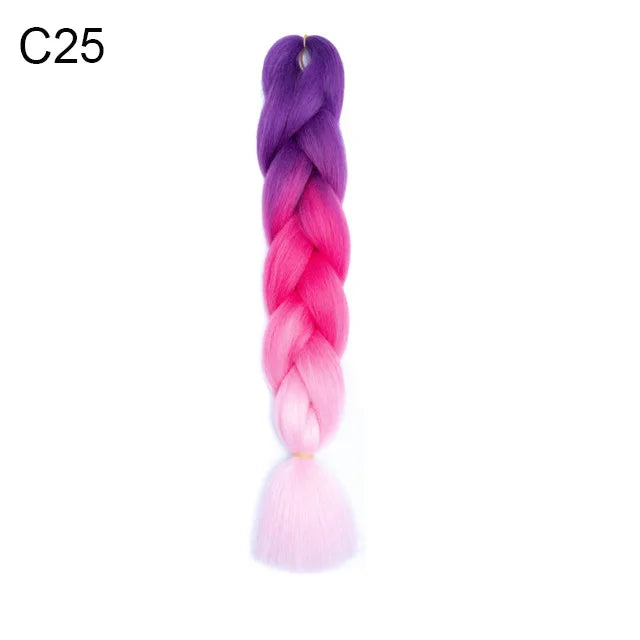 24-Inch Ombre Jumbo Braiding Hair Extensions