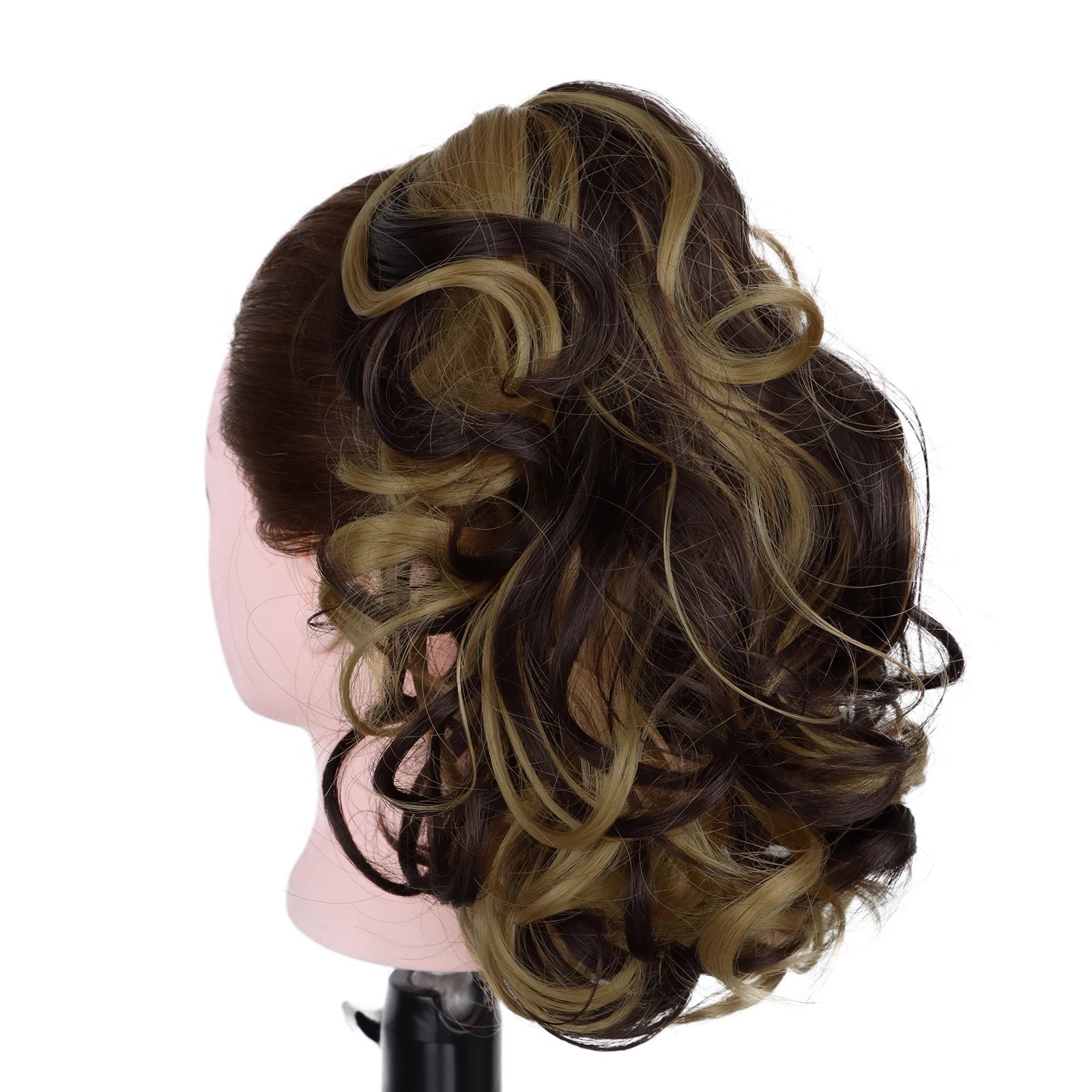 Short Curly Claw Clip Ponytail Hair Extension for Instant Volume - 15