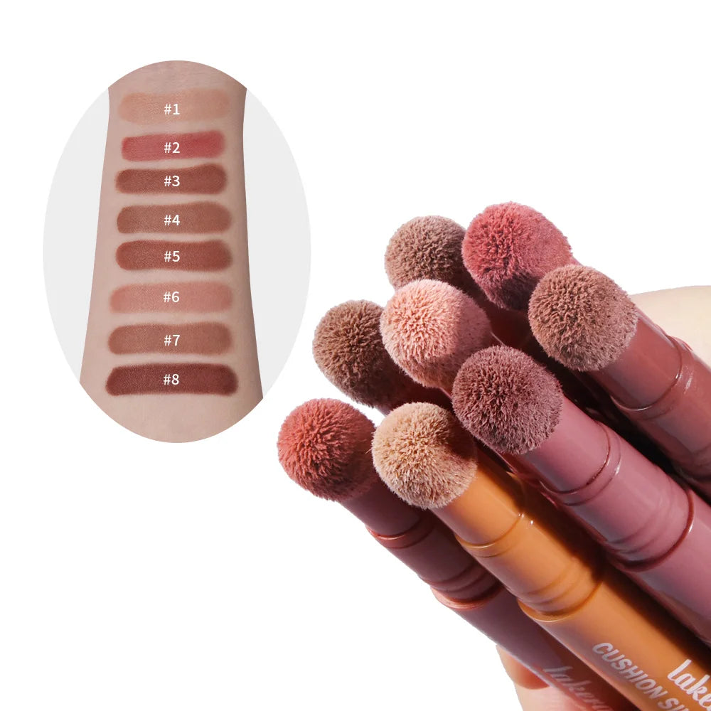 2-in-1 Air Cushion Lip Cream and Blush for Long-Lasting Matte Makeup - 6