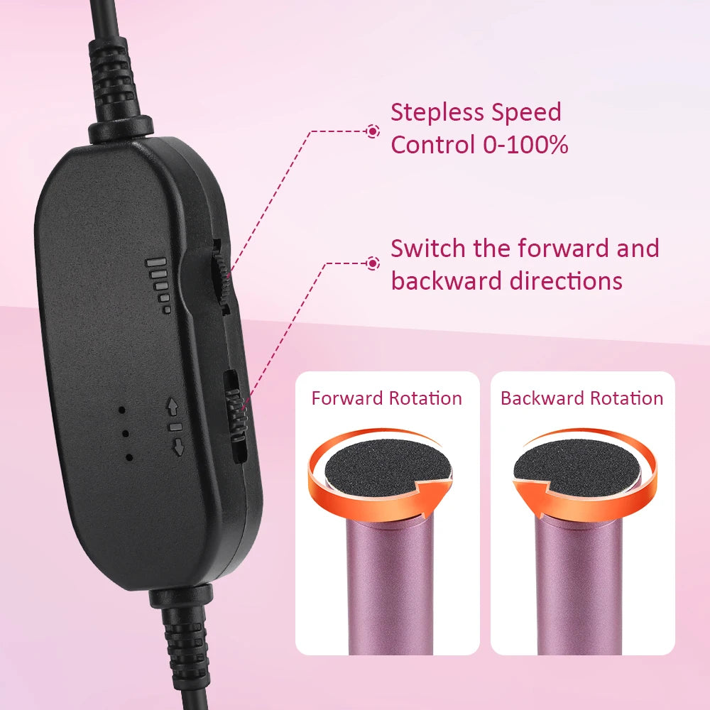 Electric Callus Remover for Smooth Heels and Professional Foot Pedicure - 9