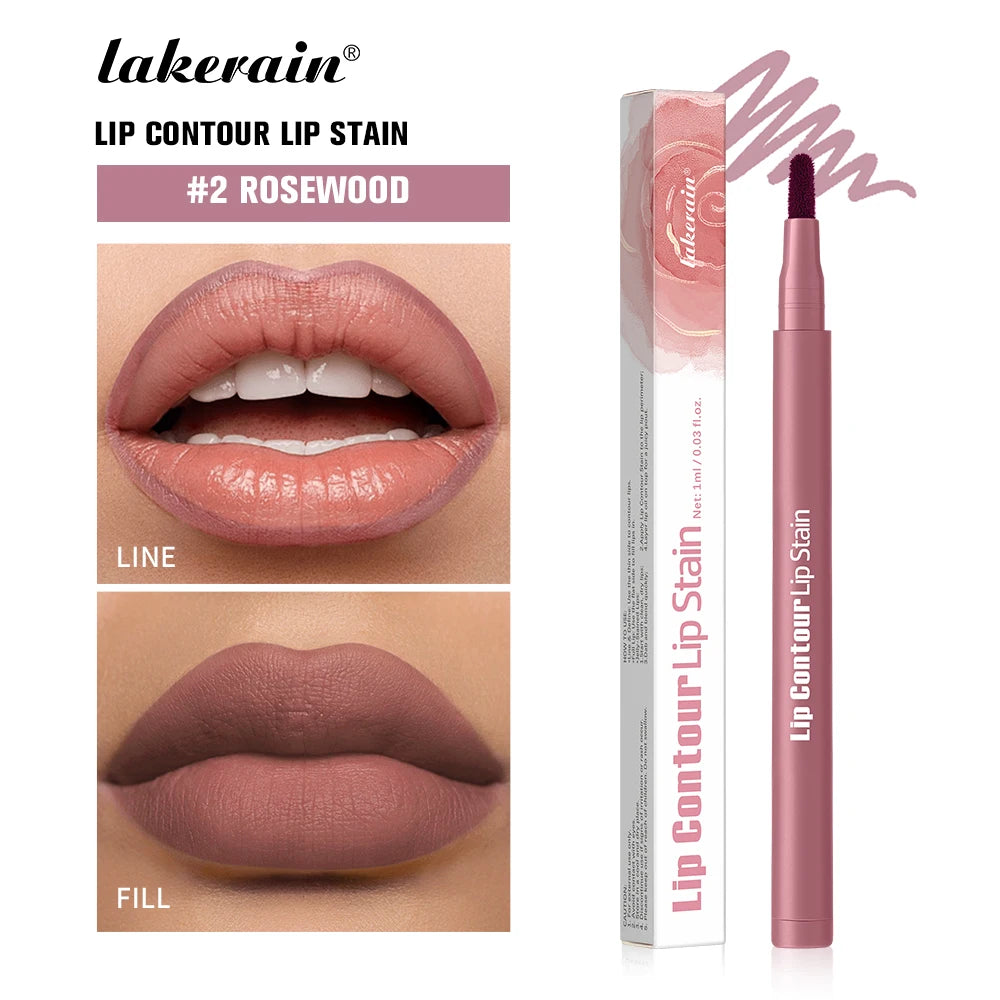 Dual-Sided Lip Contour Stain Pen for Precise Definition and Color - 34