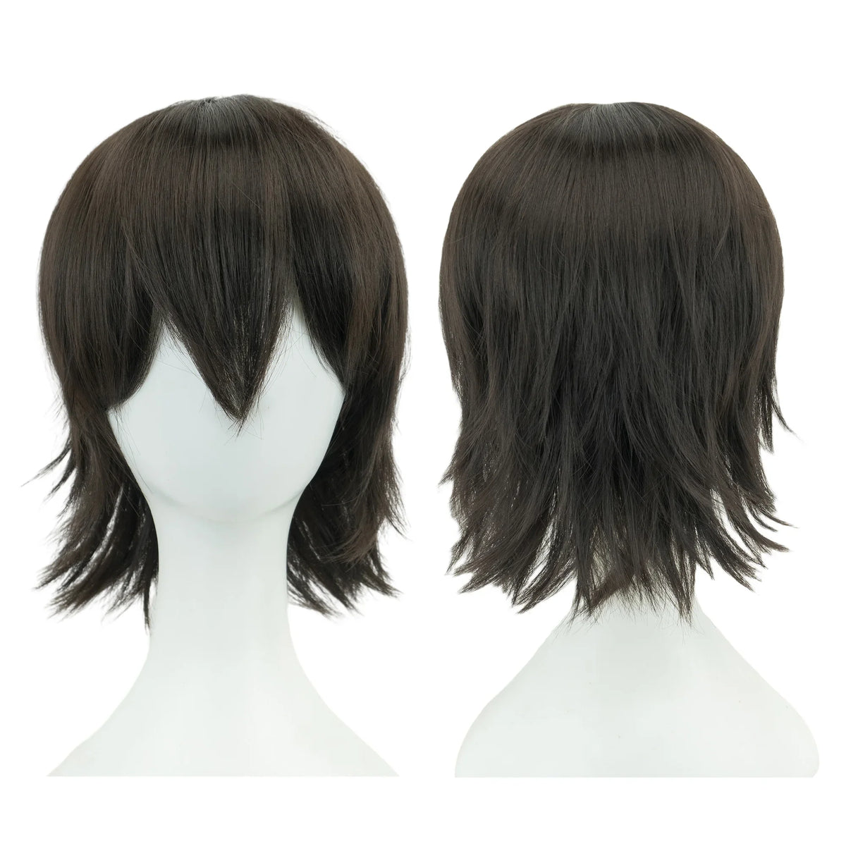 Short Bob Cosplay Wig with Bangs for Costume Parties and Daily Wear