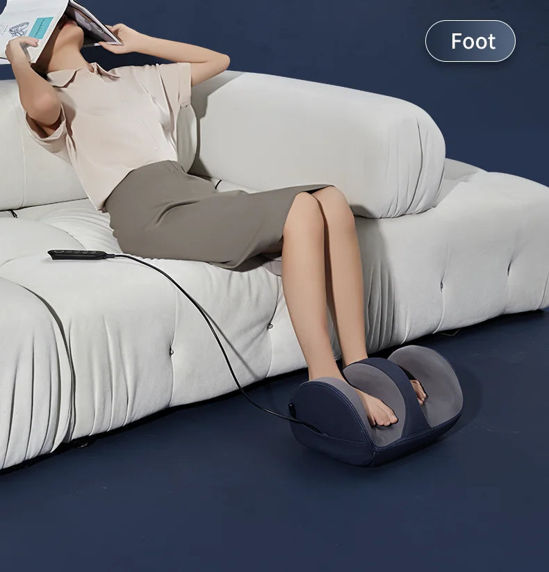 Multifunctional Shiatsu Foot and Calf Massager with Soothing Heat