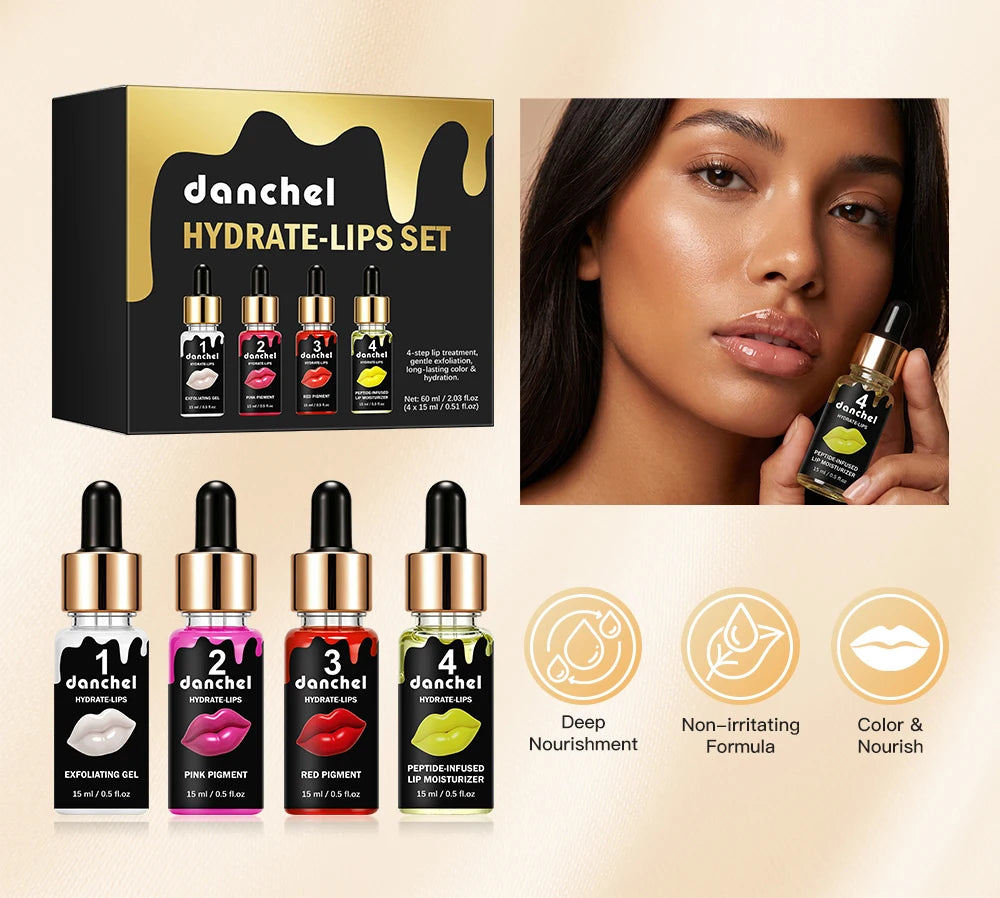 4-Step Complete Lip Care and Hydration Treatment Set