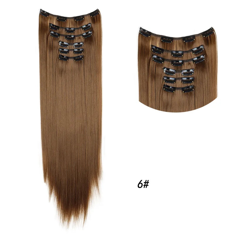 Long Curly Clip-In Hair Extensions for Instant Volume and Length - 21