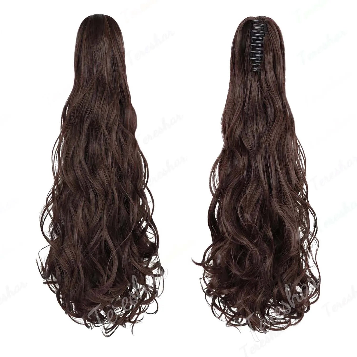 Wavy Claw Clip Ponytail Extension for Instant Volume and Length - 11