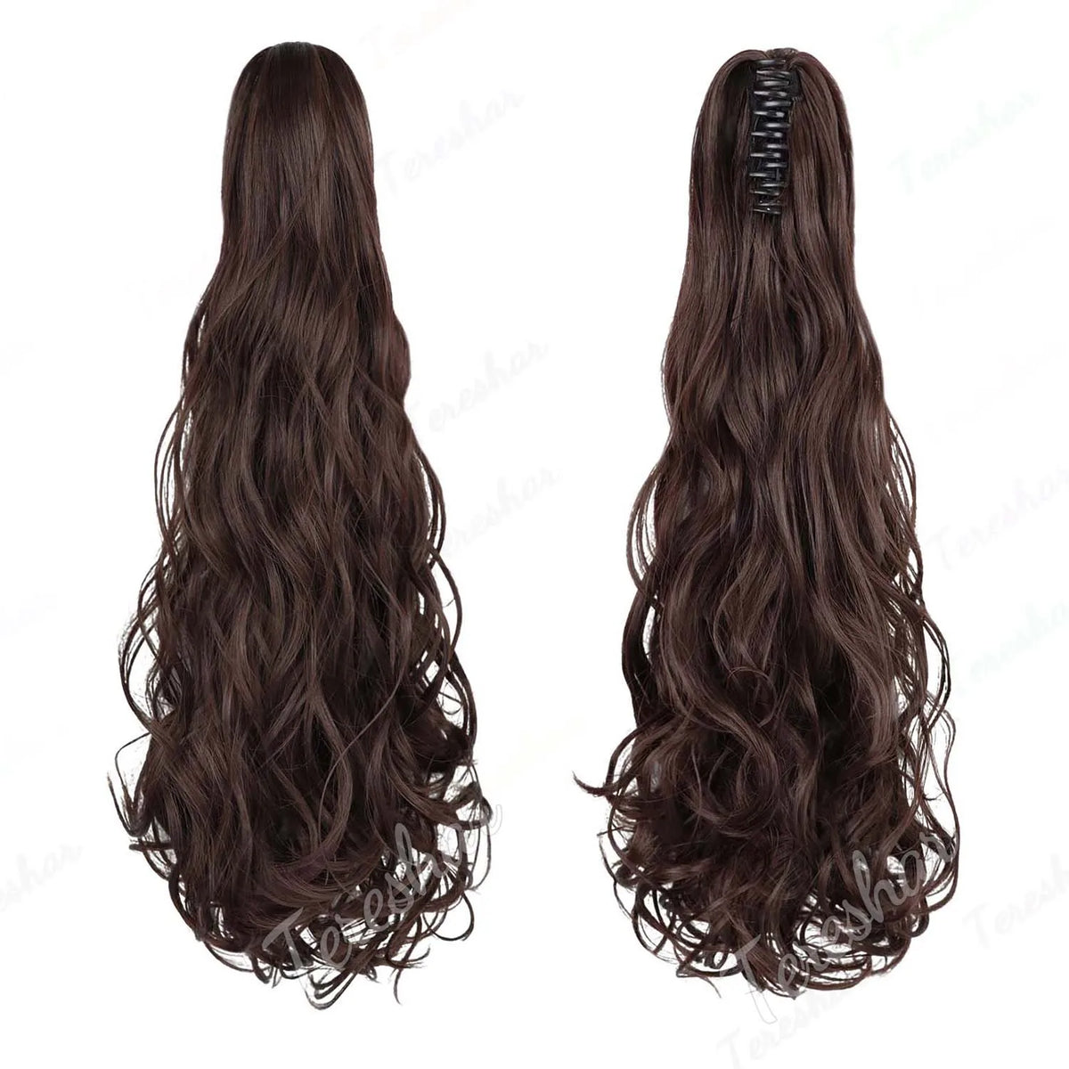 Wavy Claw Clip Ponytail Extension for Instant Volume and Length