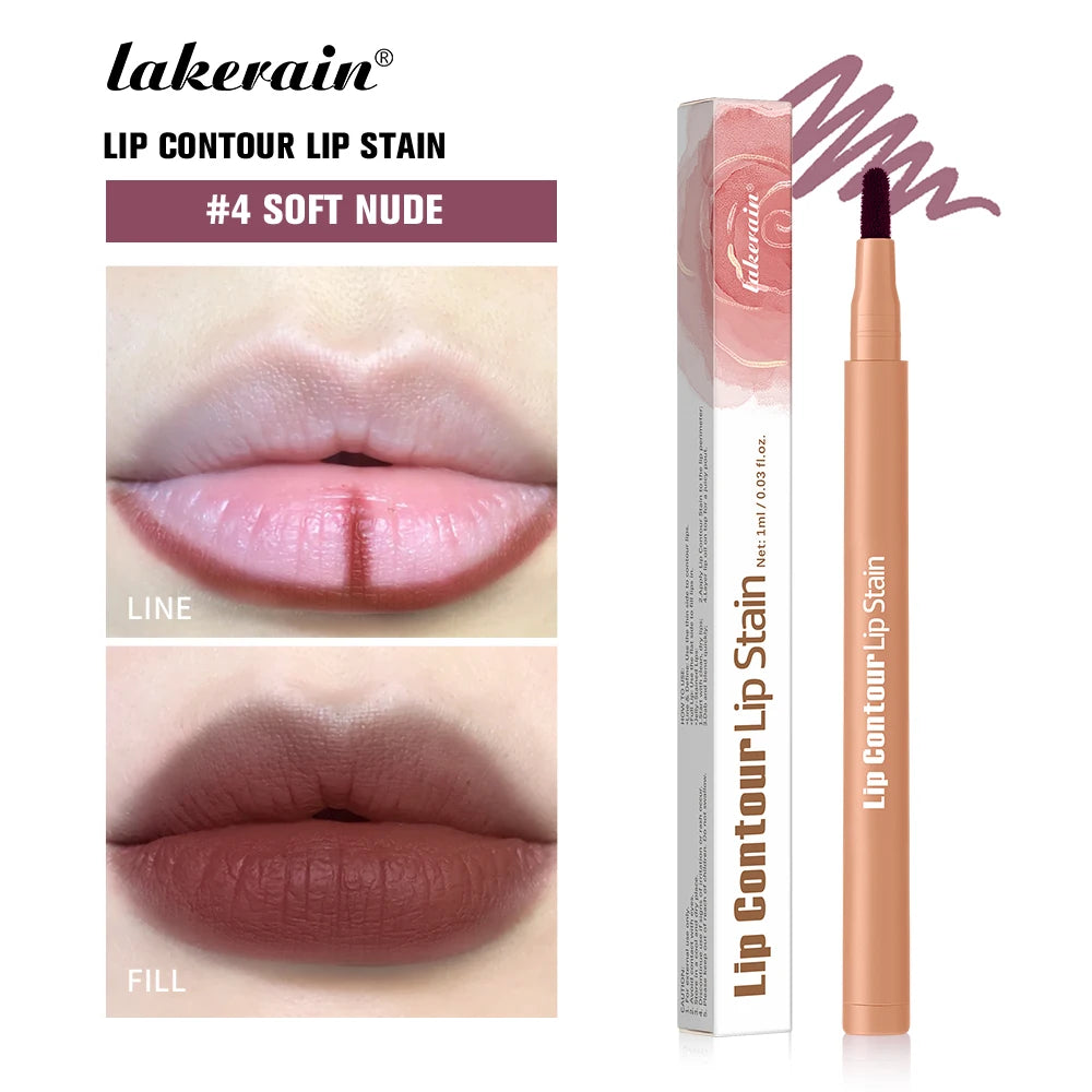 Waterproof Felt Tip Lip Liner for Sculpted and Plump Looking Lips - 44