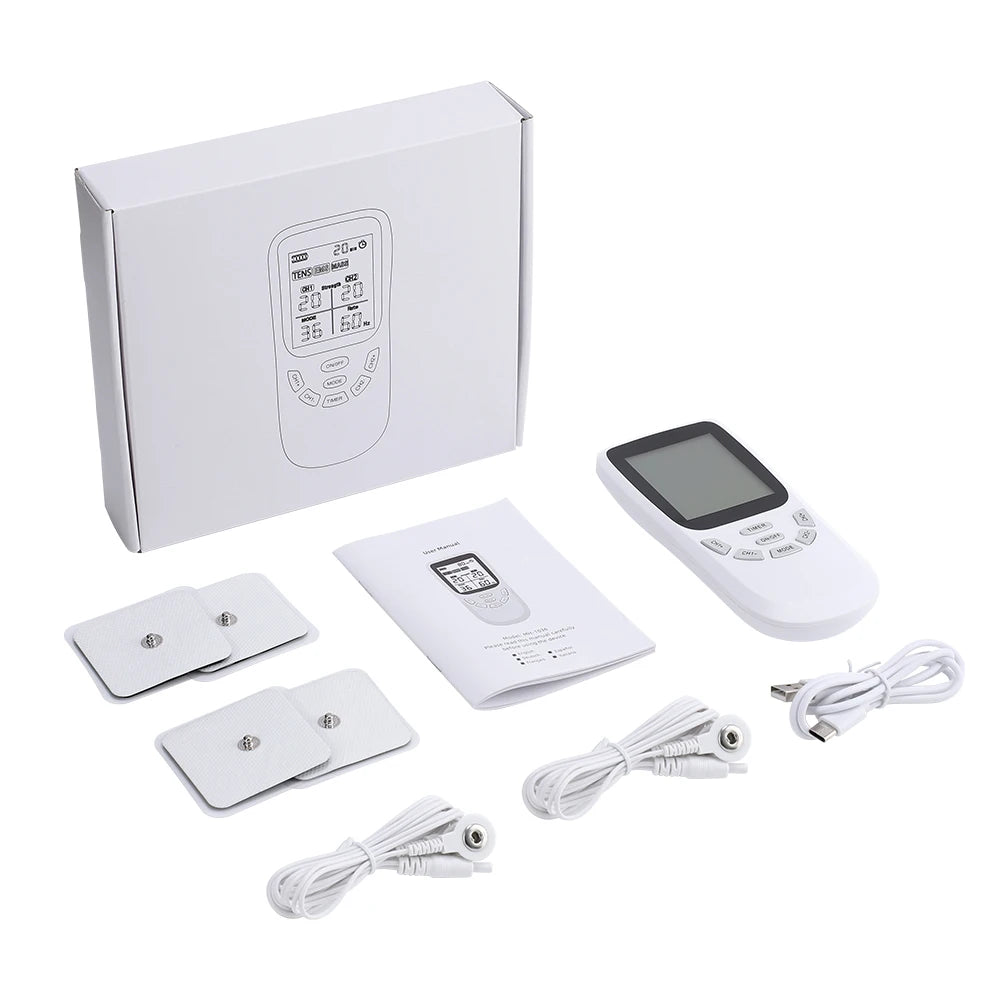 Digital TENS and EMS Muscle Stimulator for Pain Relief and Recovery