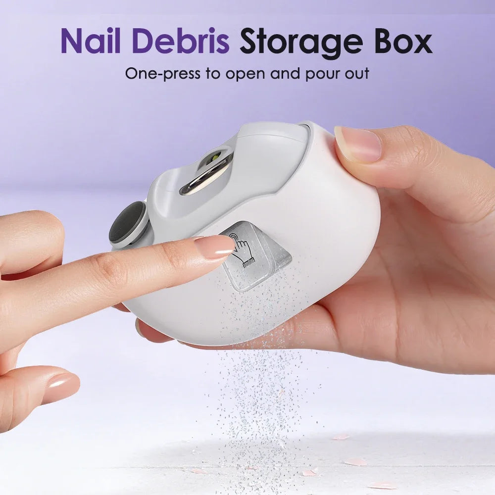 4-in-1 Electric Nail Clipper and Grooming Tool for Adults and Kids - 3
