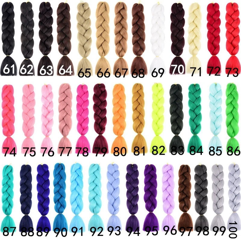 24-Inch Jumbo Braiding Hair Extensions for Long Protective Styles - 2