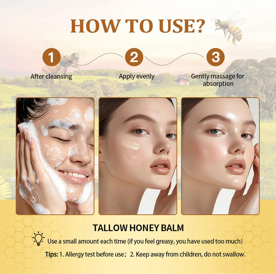 Whipped Beef Tallow and Honey Balm for Deep Skin Moisturizing and Repair - 14