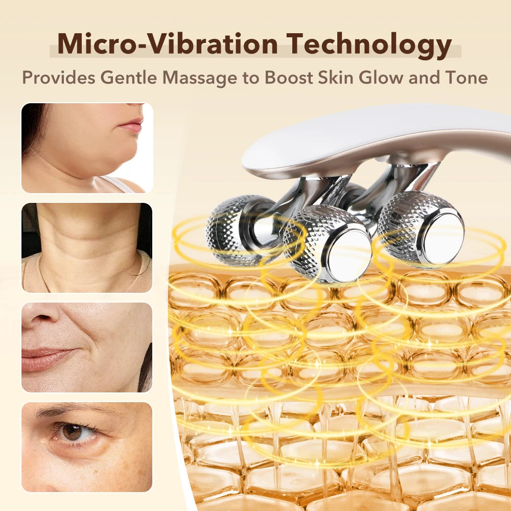 Electric 8-Ball Facial Massager with 3 Vibration Modes for Skin Contouring - 7