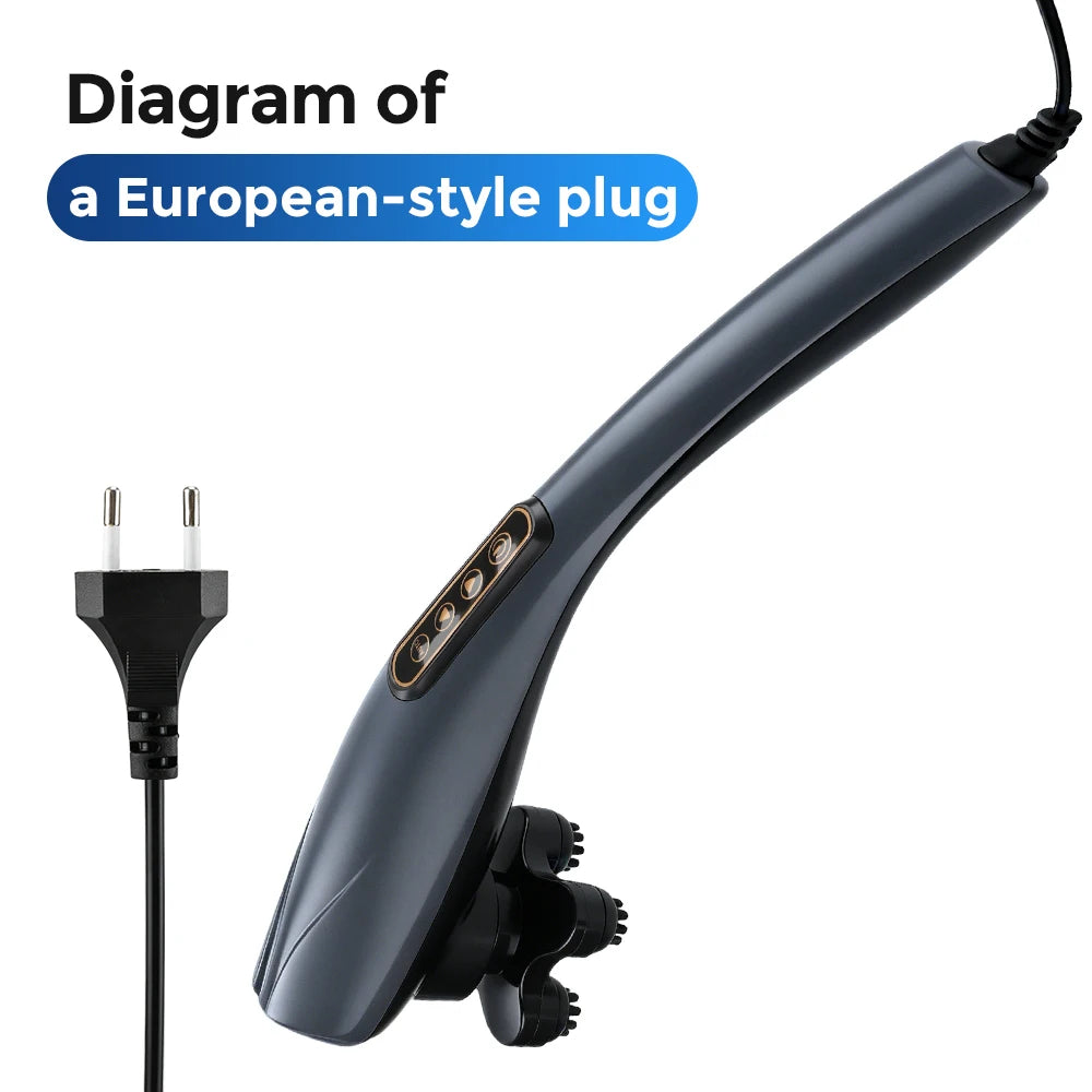 Electric Handheld Percussive Body Massager for Deep Tissue Muscle Relief - 13