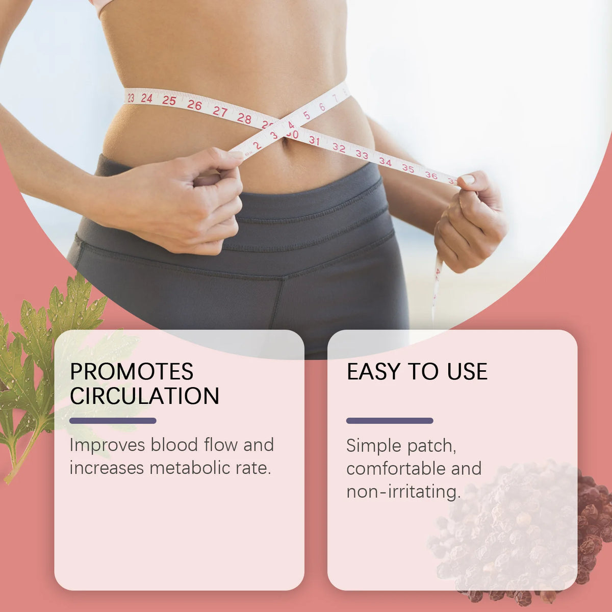 Slimming Weight Management Patches for Body Shaping and Appetite Control