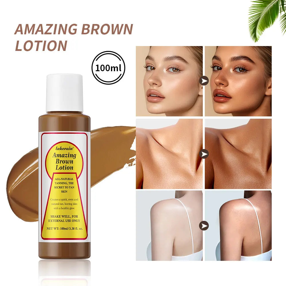 Sunless Tanning Body Lotion for a Deep Natural Bronze Glow - 1
