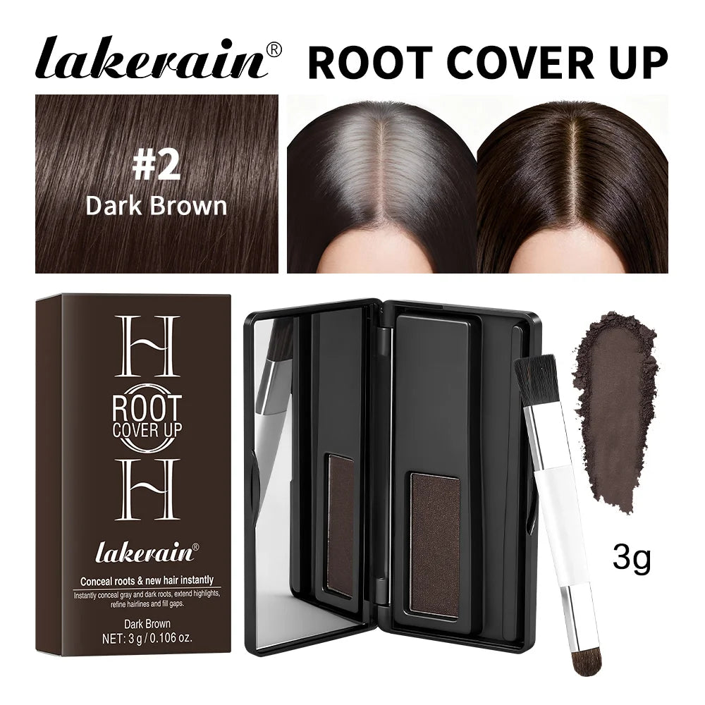 Waterproof Hairline Shadow and Root Cover Up Powder Palette - 24