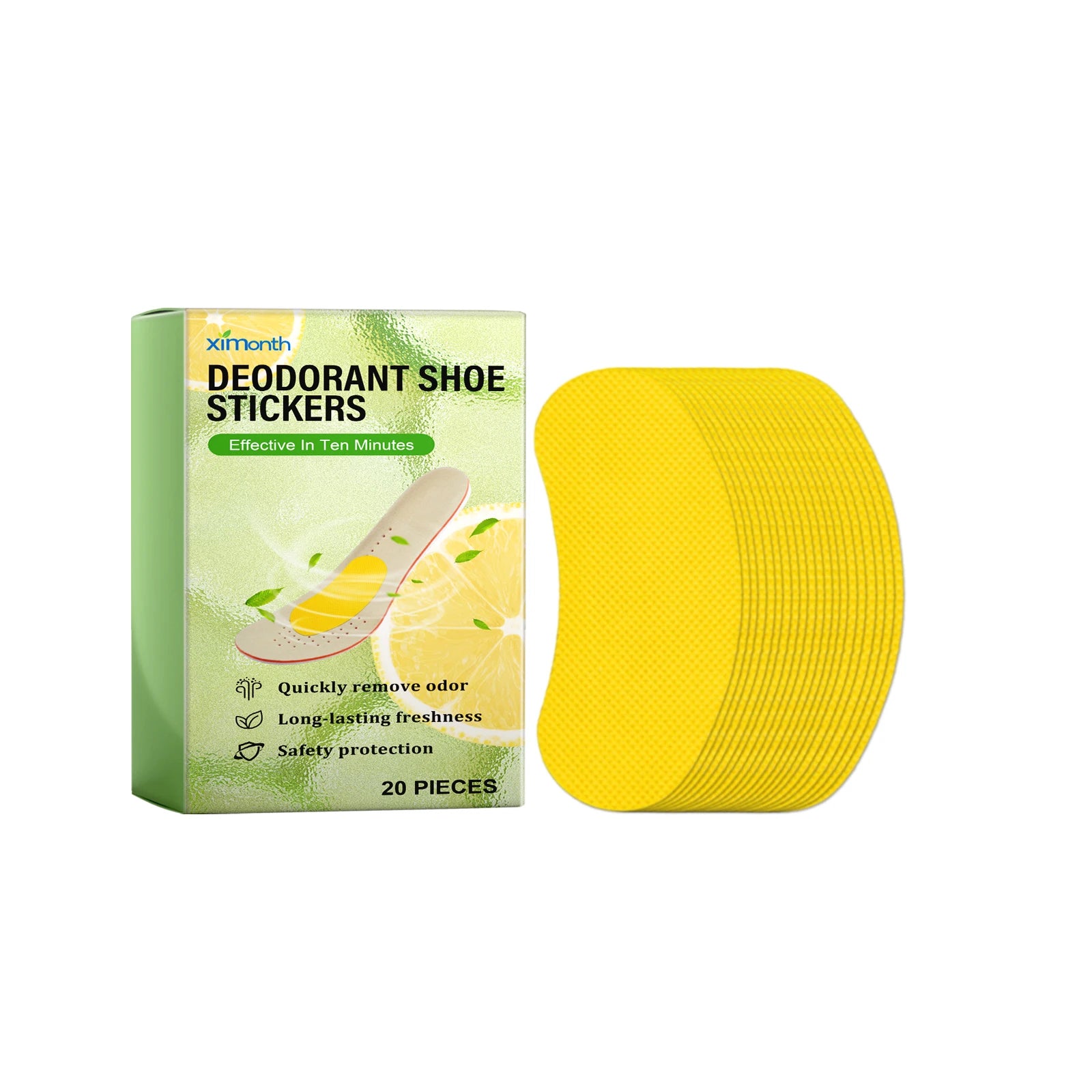 Deodorant Shoe Odor Removal Patches for Daily Freshness - 7
