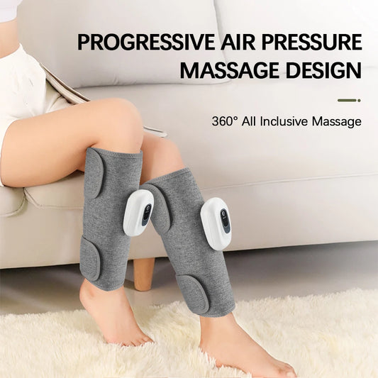 Wireless Air Pressure Calf Massager for Leg Pain Relief and Recovery