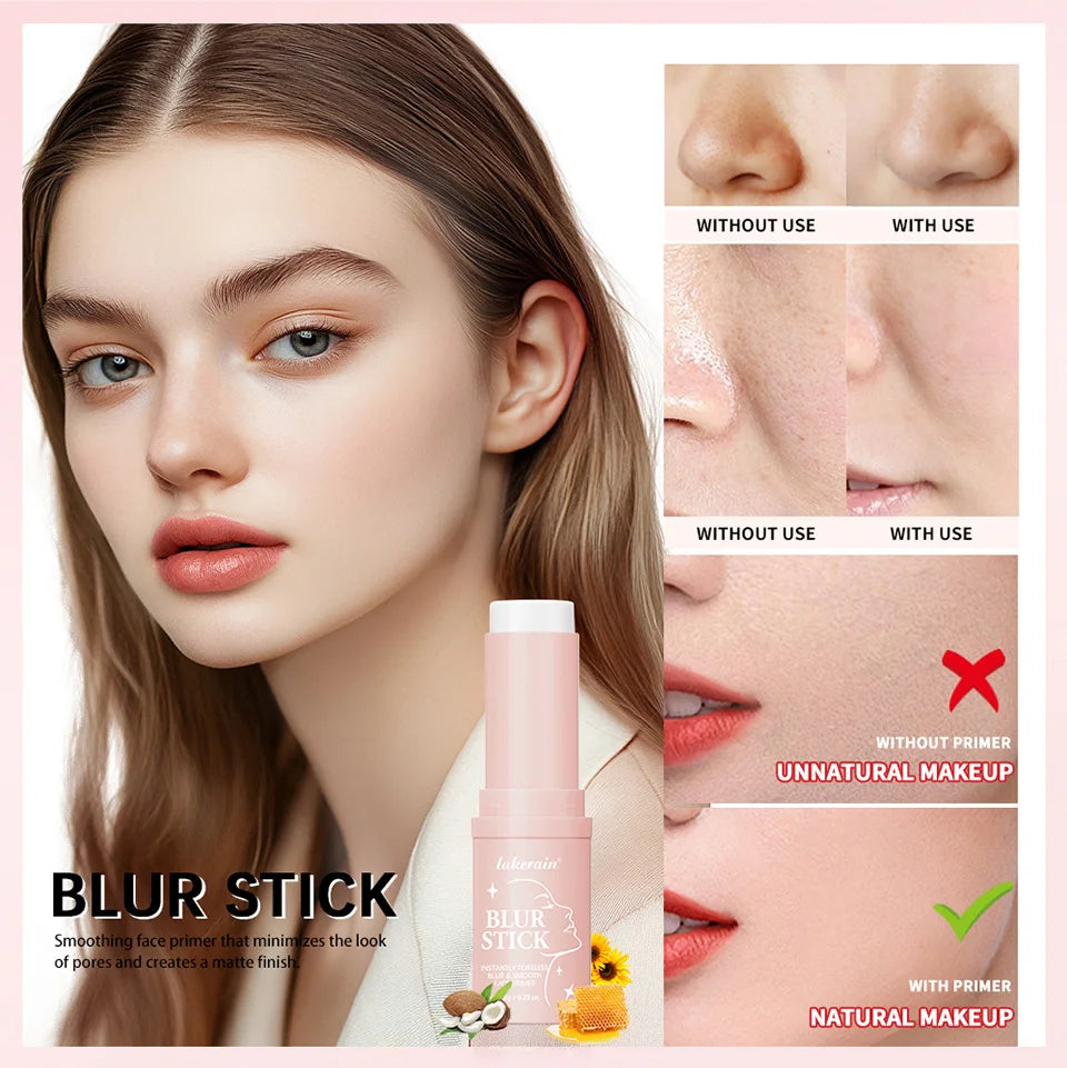 Invisible Pore Primer Stick for Smooth Matte Finish and Oil Control