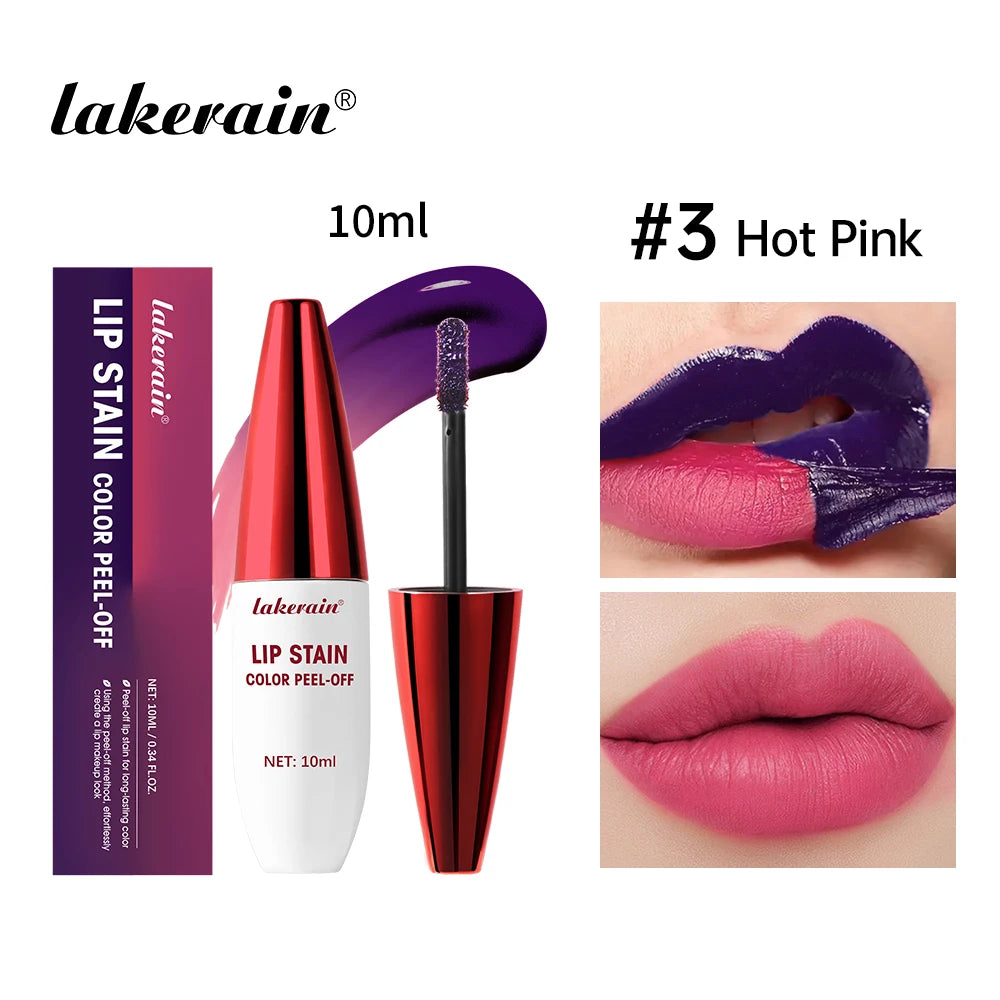 Waterproof Peel-Off Lip Stain for Long-Lasting Natural Color