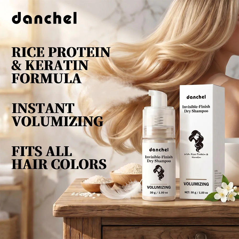 Invisible Dry Shampoo Powder for Instant Volume and Oil Absorption