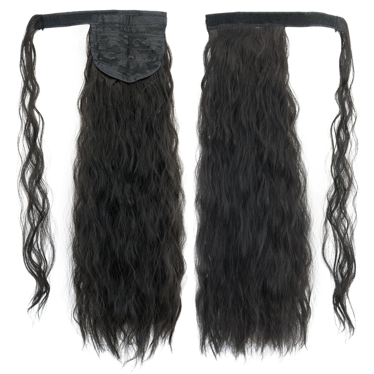 Long Kinky Curly Wrap Around Ponytail Extension for Instant Volume