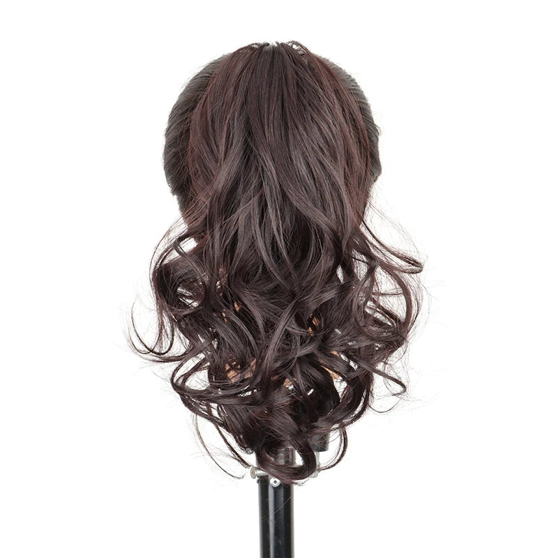 10-Inch Wavy Curly Claw Clip Ponytail Hair Extension - 7