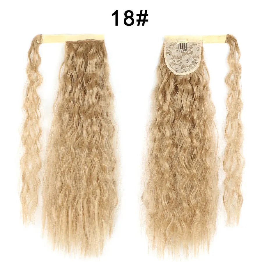Long Wavy Synthetic Wrap Around Ponytail Extension for Instant Volume