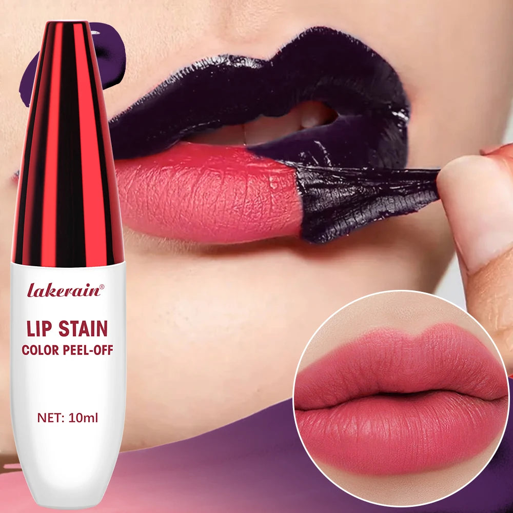 Peel-Off Long-Lasting Waterproof Matte Lip Stain for All-Day Wear