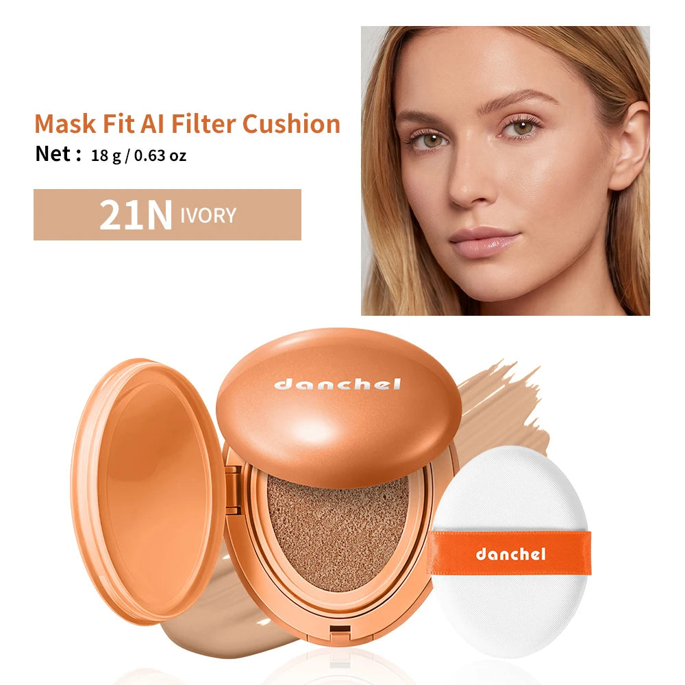 Waterproof Sunscreen Cushion Foundation for Flawless Semi-Matte Coverage