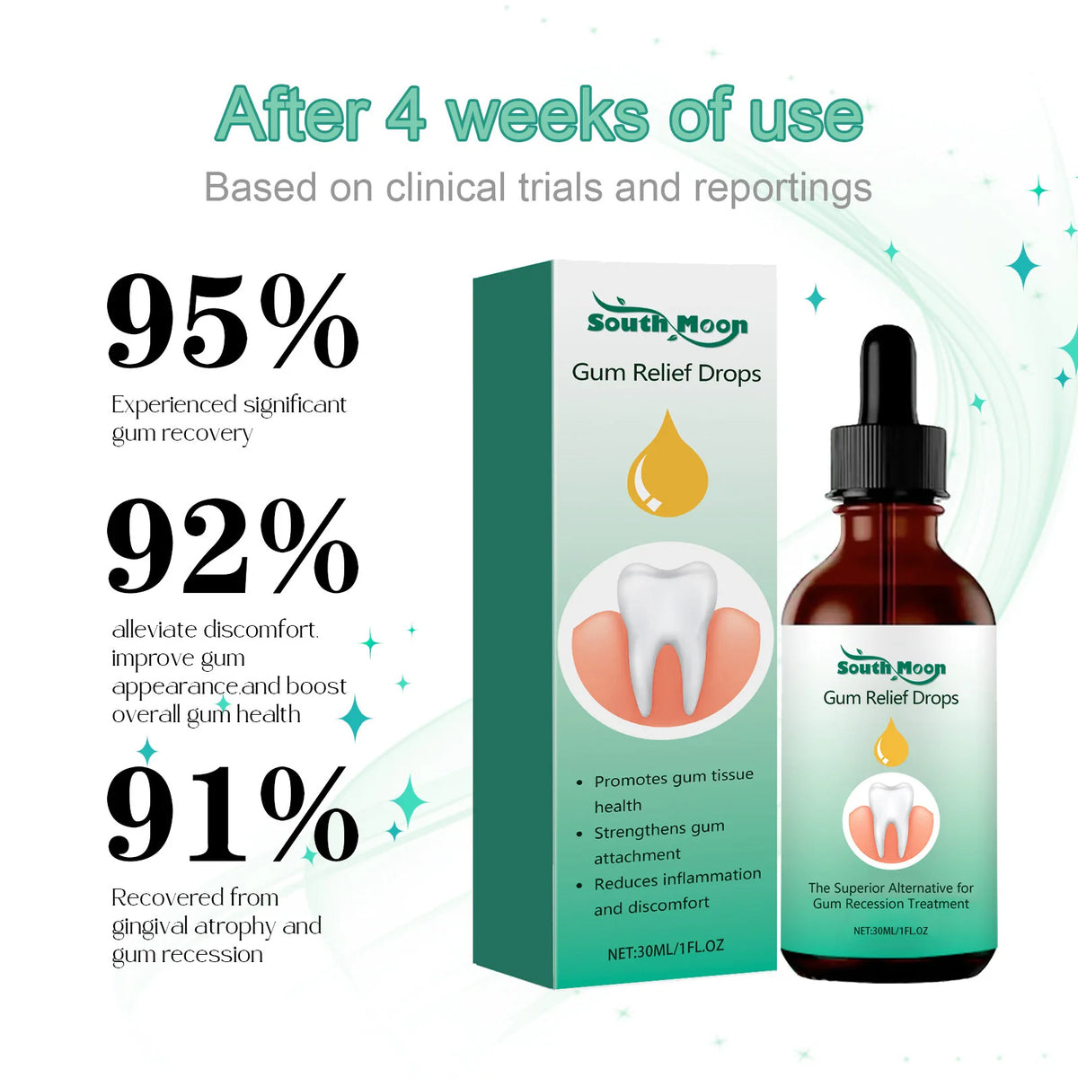 Natural Herbal Toothache and Gum Relief Drops for Oral Health Care