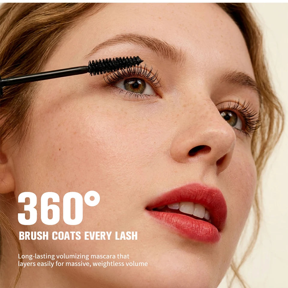 Waterproof Volumizing and Lengthening Mascara for Dramatic Eyelashes