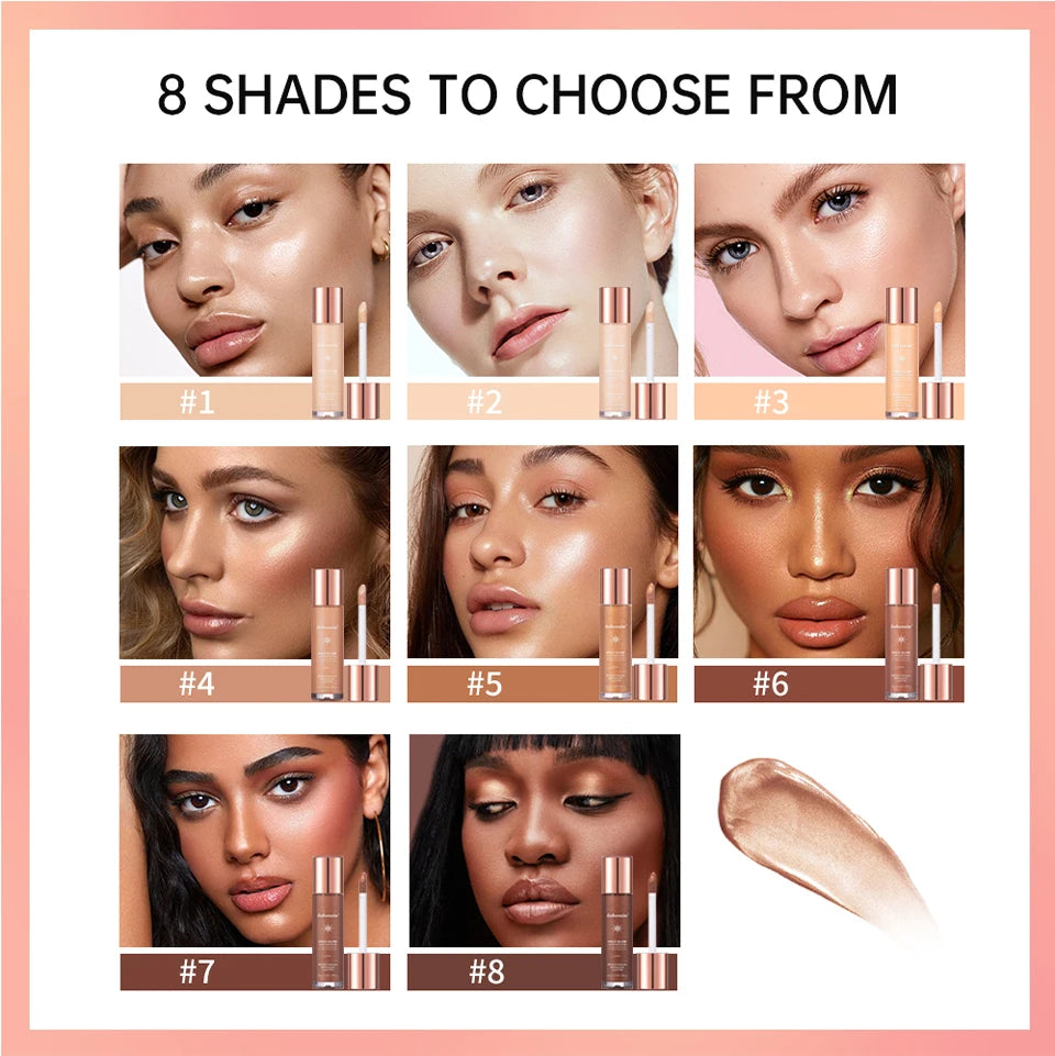 Liquid Illuminating Face Highlighter for a Radiant Dewy Skin Glow