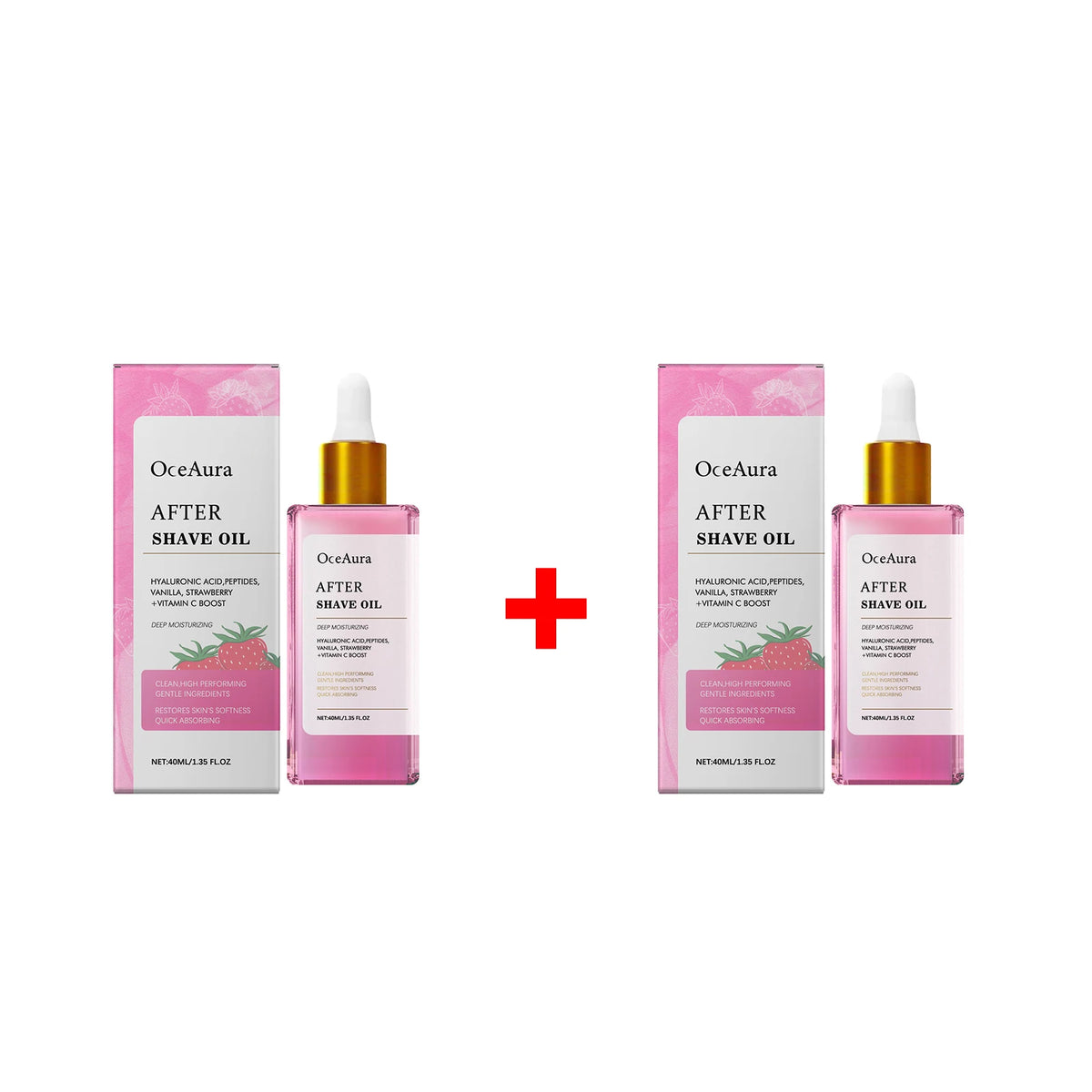 Soothing Strawberry After Shave Oil for Irritation Relief and Hydration