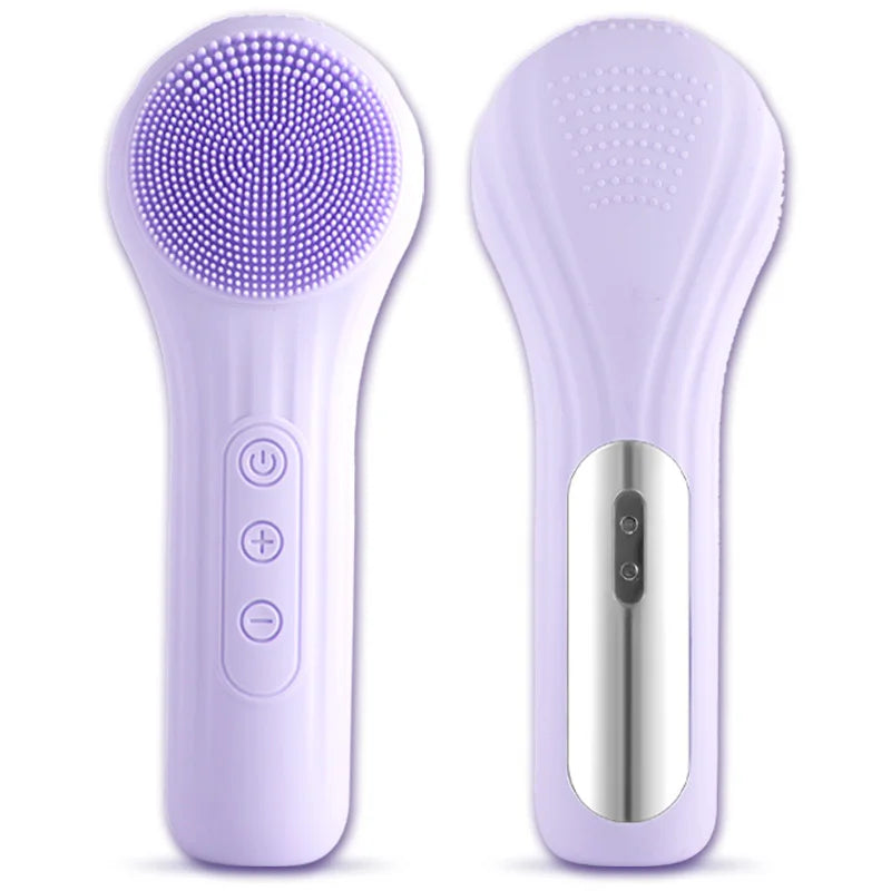 Electric Sonic Facial Cleansing Brush for Deep Pore Exfoliation and Massage