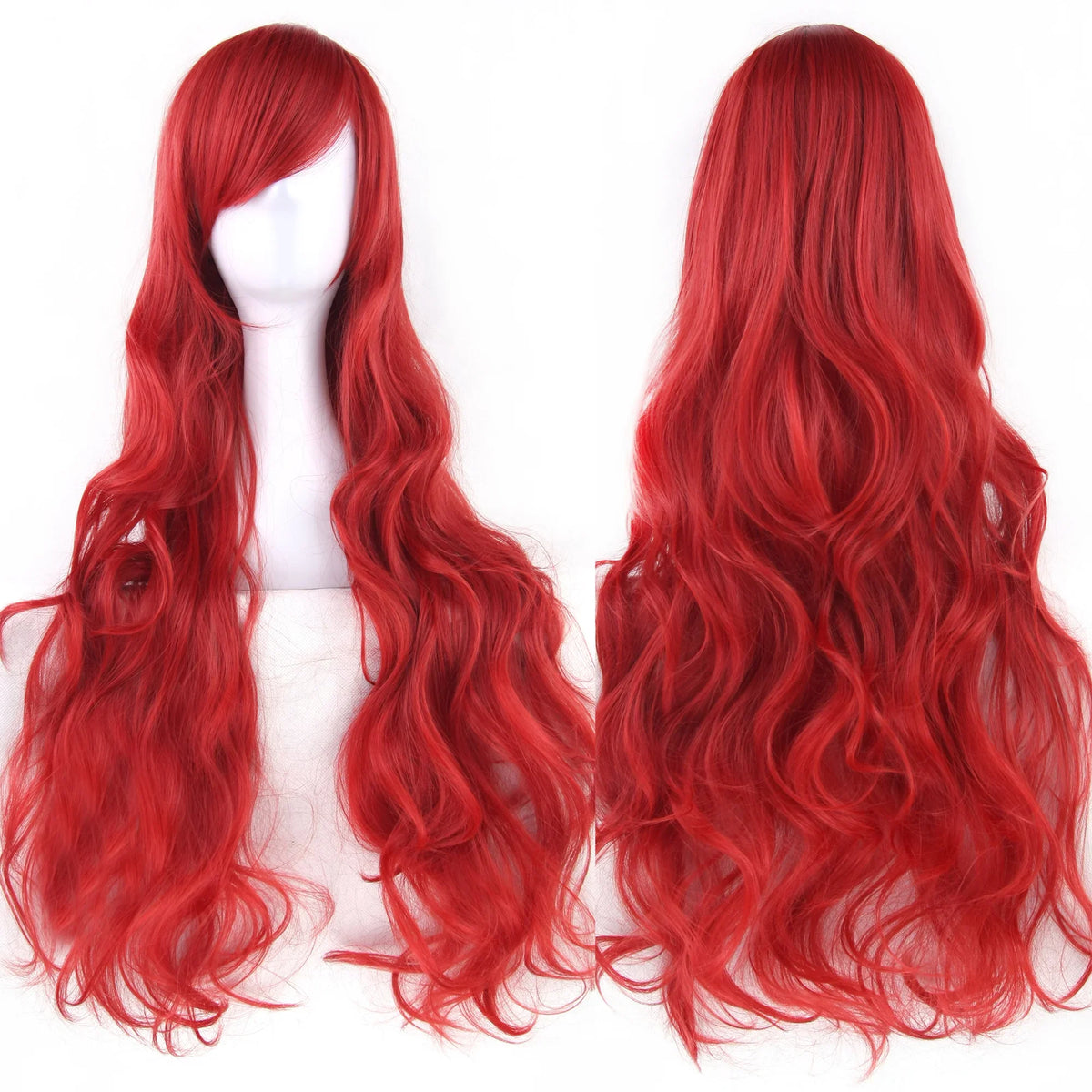 Long Curly Heat-Resistant Synthetic Cosplay Wig for Costume Parties