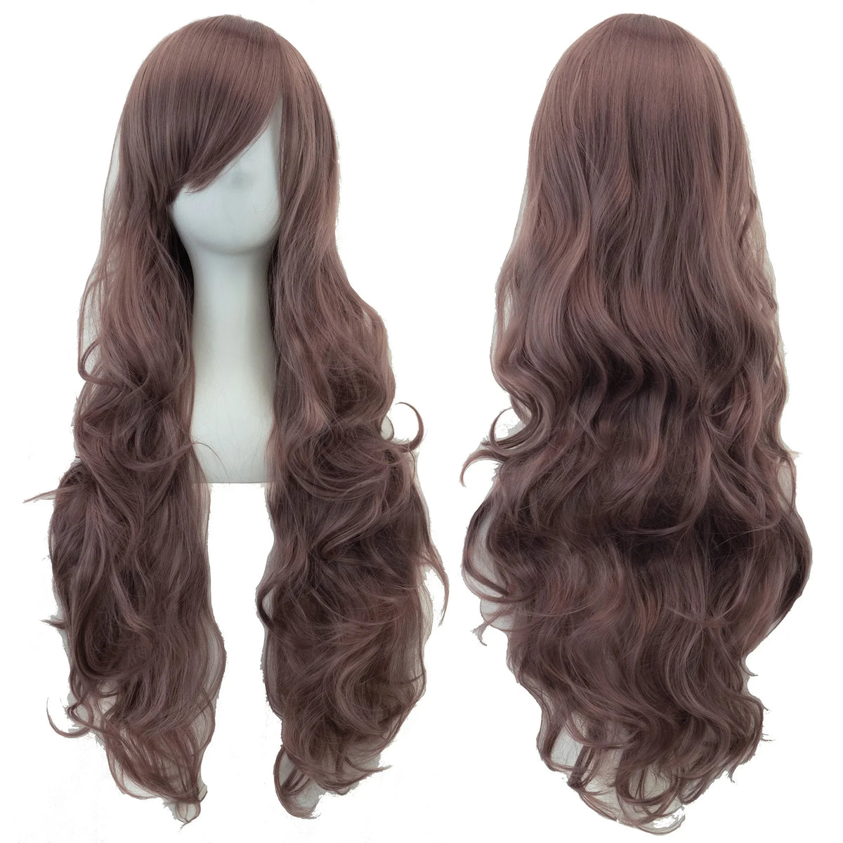 Long Curly Heat-Resistant Synthetic Cosplay Wig for Costume Parties