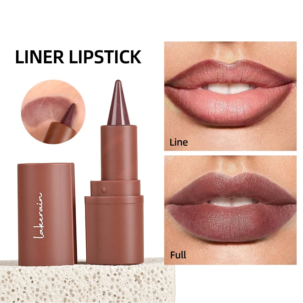 Waterproof Long-Lasting Lip Liner Pencil for Defined Contoured Lips - 3