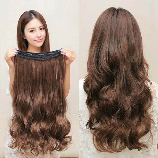 Curly Clip-In Synthetic Hair Extensions for Instant Volume and Length